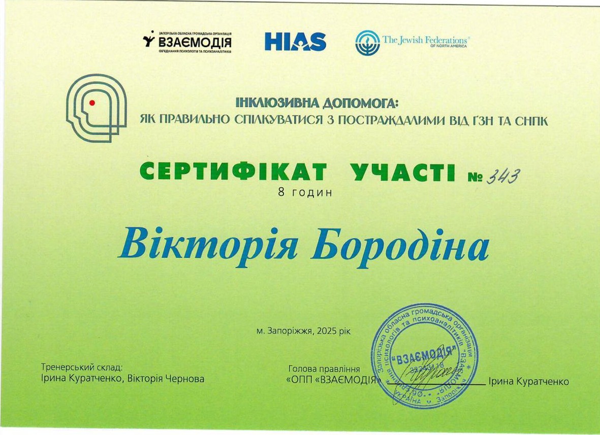 Ліцензії та сертифікати